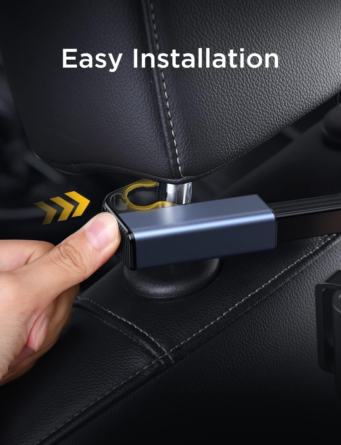 image:imageLISEN Car Headrest Tablet Holder 3 in 1 Extension Arm Adjustable Tablet Car Mount for Back Seat 4711947129