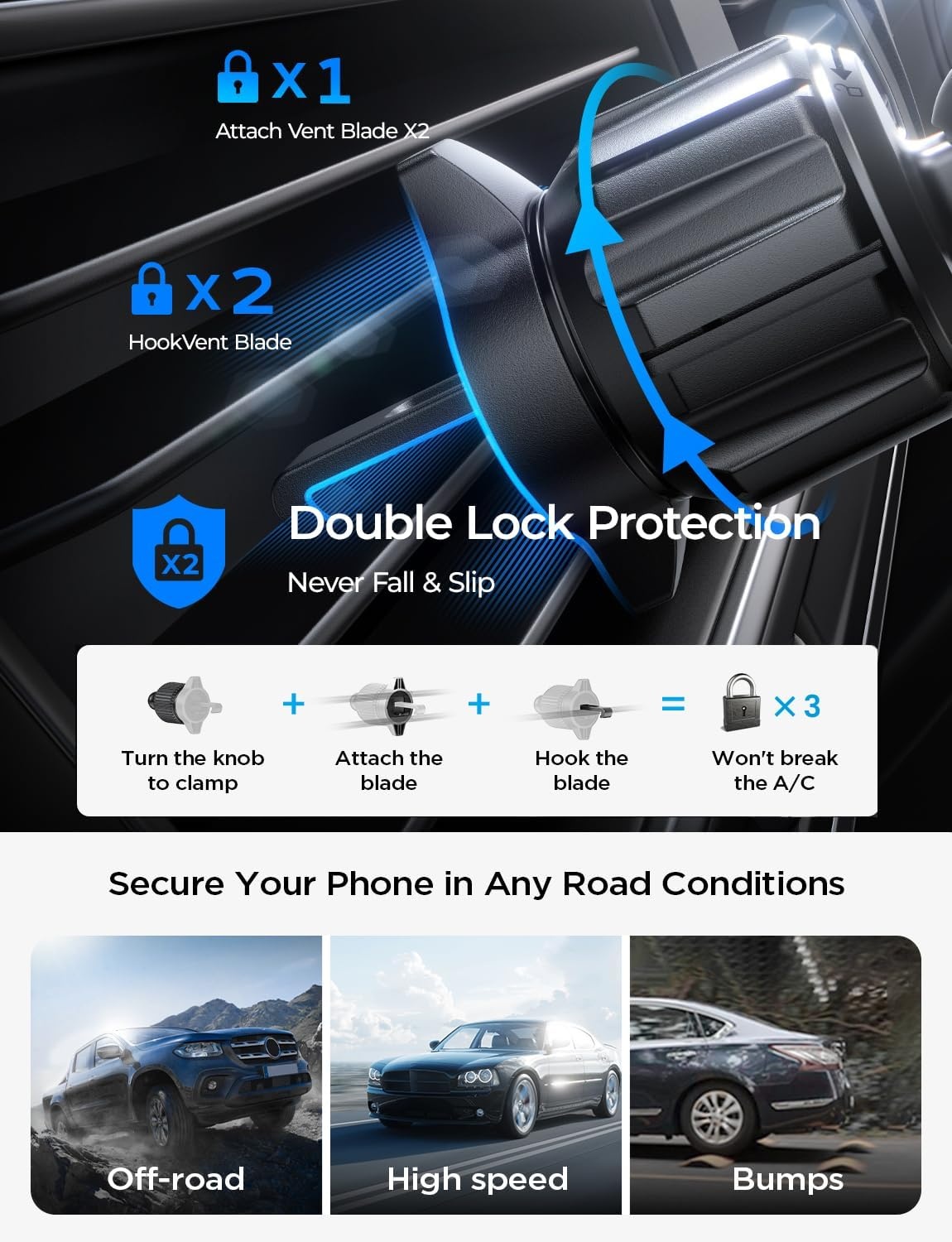 image:imageLISEN 15W MagSafe Car Mount Charger Magnetic Wireless Car Phone HolderPearlescent Black