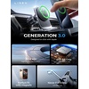 LISEN 15W MagSafe Car Mount Charger, Magnetic Wireless Car Phone Holder(Pearlescent Black)