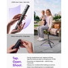 LISEN Tripod for iPhone 17 Pro Max, Selfie Stick with Remote, Android, 67″(Black)