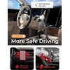 LISEN [Upgraded Version Cup Holder Phone Holder for Car, Universal 360° Adjustable Long Neck Car Phone Mount Golf Cart Truck Jeep, Compatible with iPhone Samsung Google & All 4.0-7.0 ” Phones